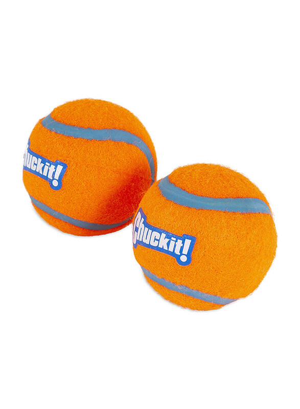 

Chuckit! Tennis Ball, Medium, 2 Piece, Orange