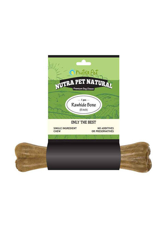 

Nutrapet Rawhide Bone Dry Dog Food, 8-inch