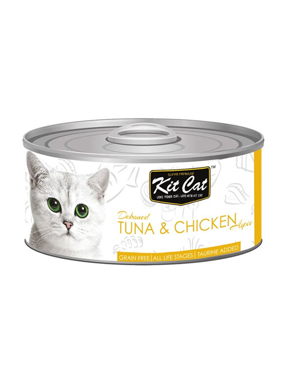 

Kit Cat Deboned Tuna & Chicken Toppers Cat Dry Food, 80g