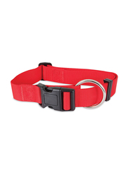 Aspen Pet 20-30-inch Nylon Adjustable Dog Collar, Red