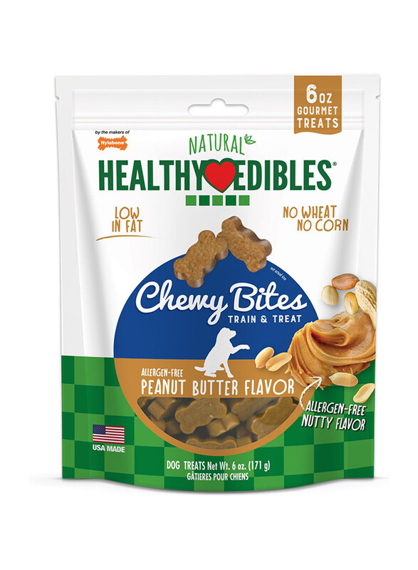 

Nylabone Peanut Butter Flavor Chewy Bites Dog Dry Food, 171g