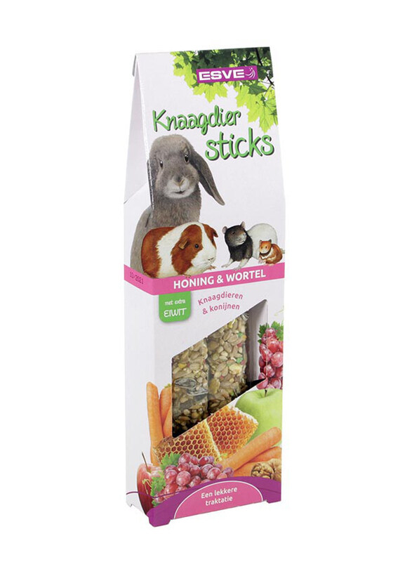 

Vadigran Esve Sticks Honey And Carrots Hamsters Dry Food, 2 Sticks