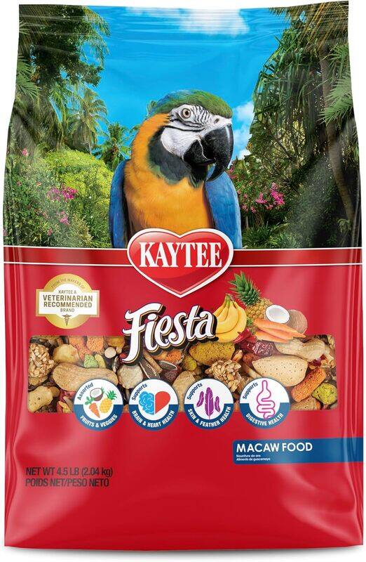 

Kaytee KT Fiesta Macaw Parrot Food 6/4.5LB/2.1kgs