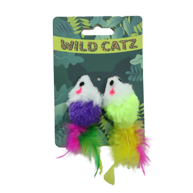 

Nutrapet Wild Catz Wild Mice Cat Toy - 4.5 x 2.5 x 10cm