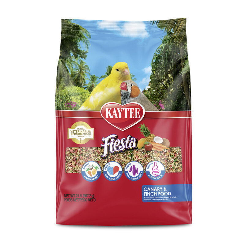 

Kaytee KT Fiesta Canary & Finch Bird Food, 6/2LB/1Kg