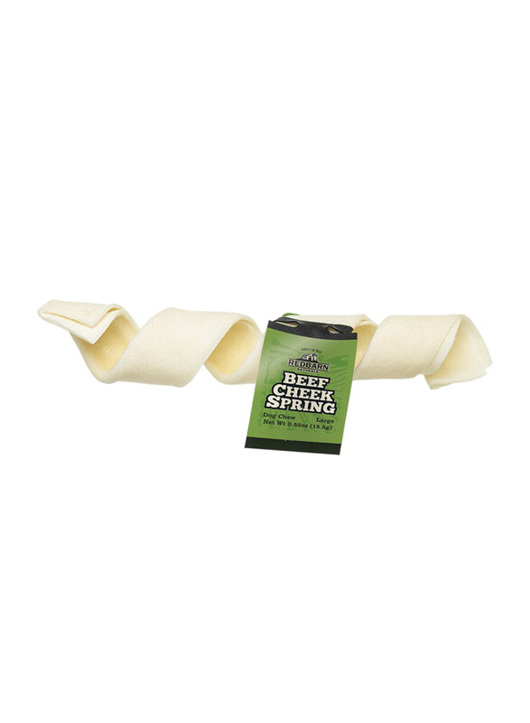 

Red Barn 6/7-inch Large Beef Cheek Spring Chews Dog Dry Food, 15.5g