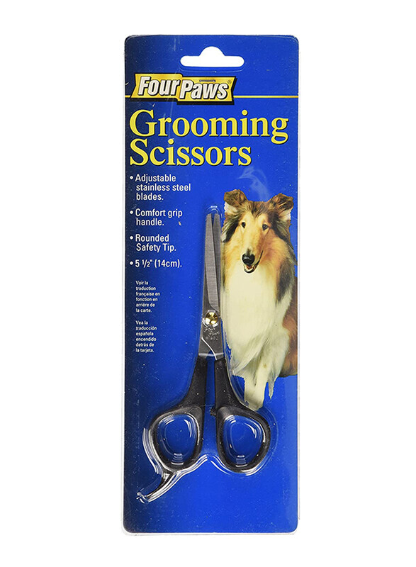 

Four Paws Grooming Dog Scissor, 5.5-inch, Black/Silver