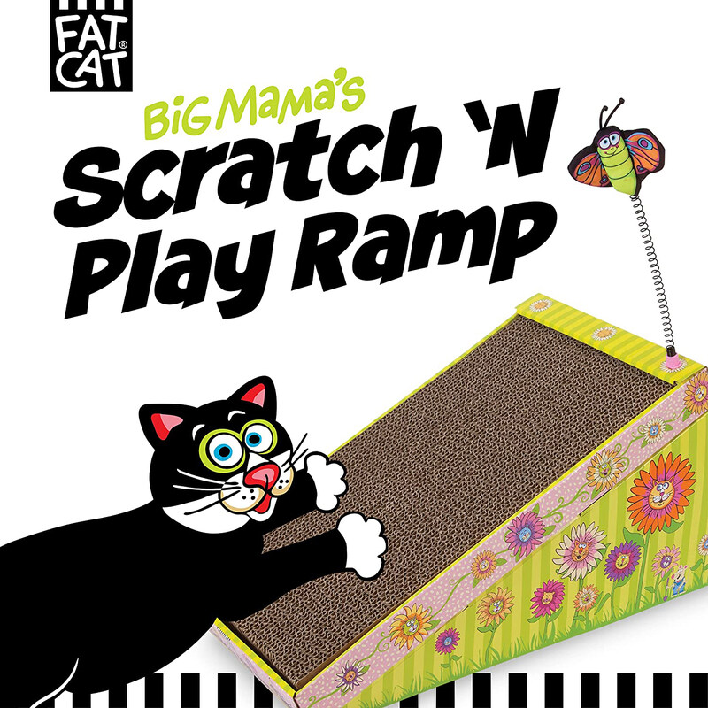 

Petmate Fat Cat Big Mama & 039 Scratch & 039 N Play Ramp, Multicolour