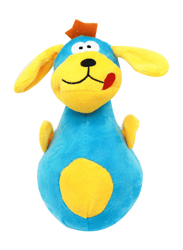 Plush Pet Squeakz Dogator Dog Toy, Multicolour