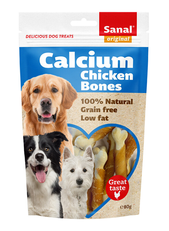 

Sanal Calcium Chicken Bones Dog Dry Food, 80g