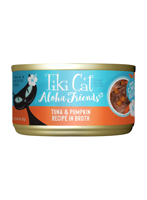 

Tiki Cat Aloha Friends Wet Cat Food Tuna & Pumpkin - 3 oz. can