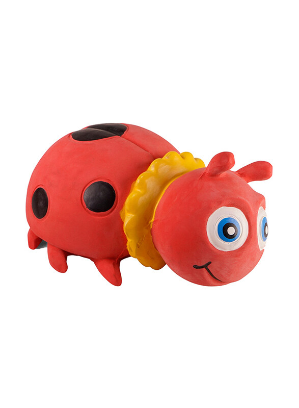 

Vadigran Latex Ladybird Dog Toy, 13cm, Multicolour