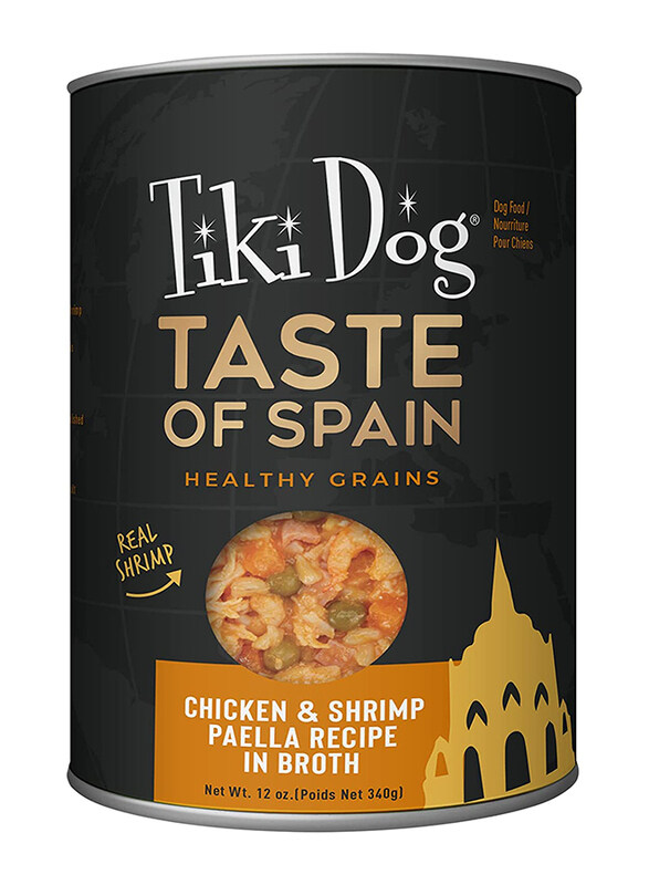 

Tiki Dog Taste of Spain! Chicken & Shrimp Paella Dog Wet Food, 12oz