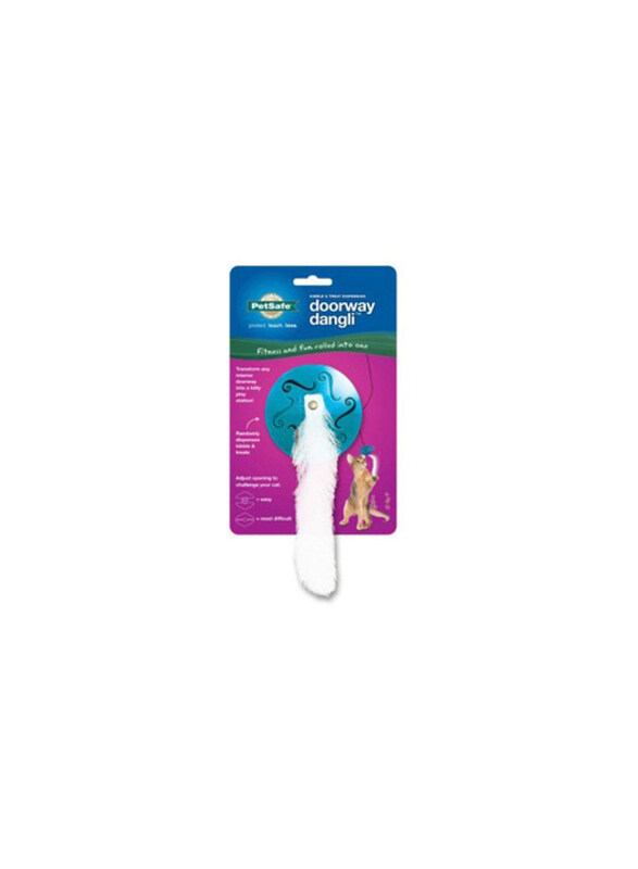 

Petsafe Funkitty Doorway Dangli Treat Dog Toy, White