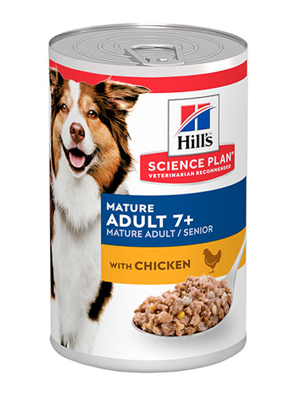 

Hill's Science Plan Mature Adult 7+ Dog Dry Food with Chicken, 370g
