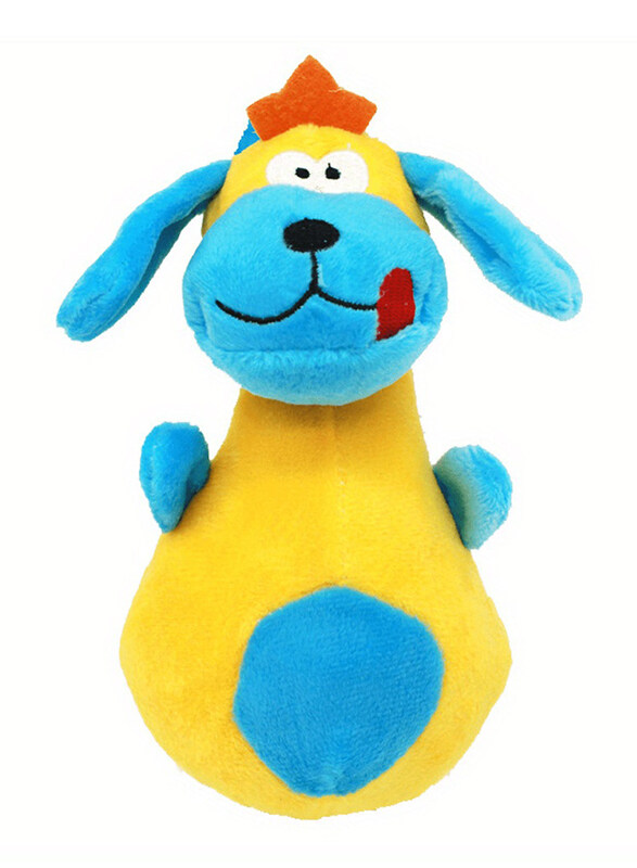 

Plush Pet Squeakz Dogator Dog Toy, Multicolour