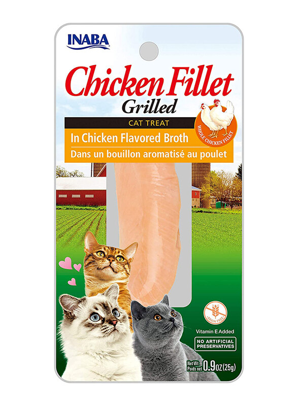 

Inaba Grilled Chicken Fillet in Chicken Flavoured Broth Cat Wet Food, 25g