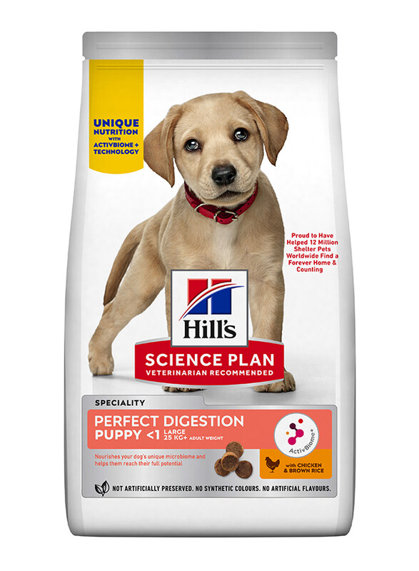 

Hill's Science Plan Perfect Digestion Large Breed Puppy Dry Food with Chicken and Brown Rice, 2.5 Kg