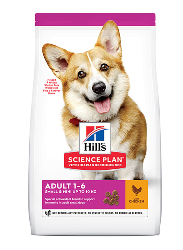 

Hill's Science Plan Chicken Flavour Small & Mini Dog Dry Food, 3 Kg