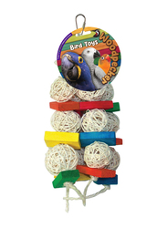 Woodpecker 25 x 12 x 12cm Fishing Nets Bird Toy, Multicolour