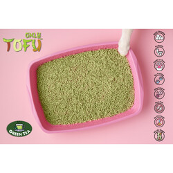 Nutrapet Tofu Clumping Cat Litter, 7 Liters, Green Tea