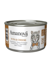 Amanova Canned Cat Tuna & Cheese Broth, 70g