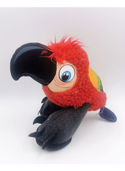 NutraPet The Blabbing Parrot for Dog, One Size, Black/Red
