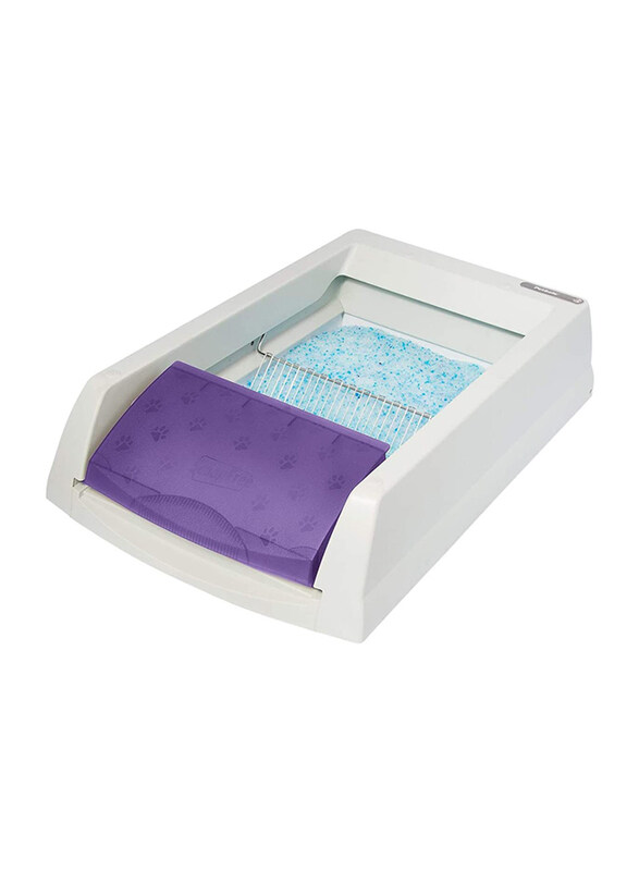 

Petsafe Scoop Free Self-Cleaning Cat Litter Box, Blue/Purple