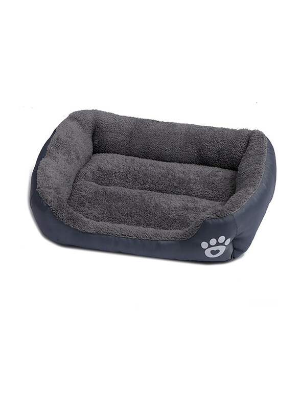 

Grizzly 43 x 32cm Square Dog Bed, Small, Grey