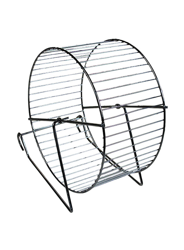 

Vadigran Metal Hamster Wheel, 15cm, Chrome Silver