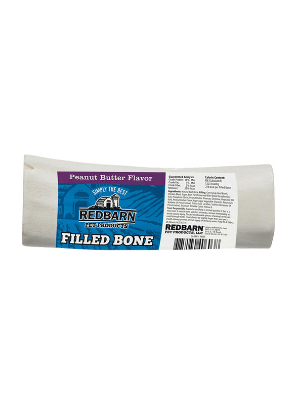 

Red Barn Small Peanut Butter Filled Bones Dog Dry Food, 99g