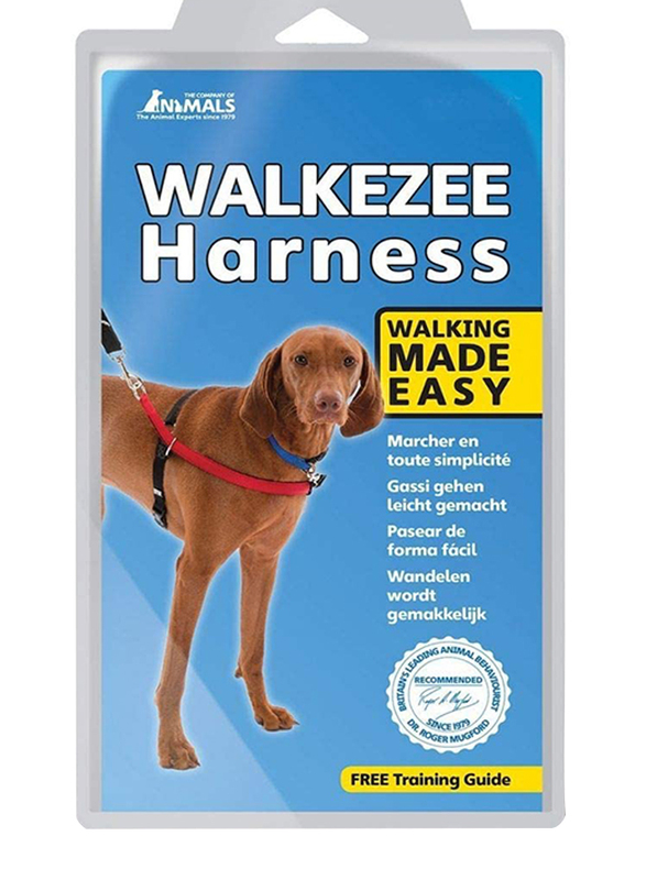 Company of Animals LW02 Walkezee Dog Harness, Small, Red