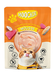 Moochie Tuna Mousse with Salmon Cat Wet Food, 12 x 70g