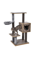 Nutra Pet Chic Cat Tower, Grey