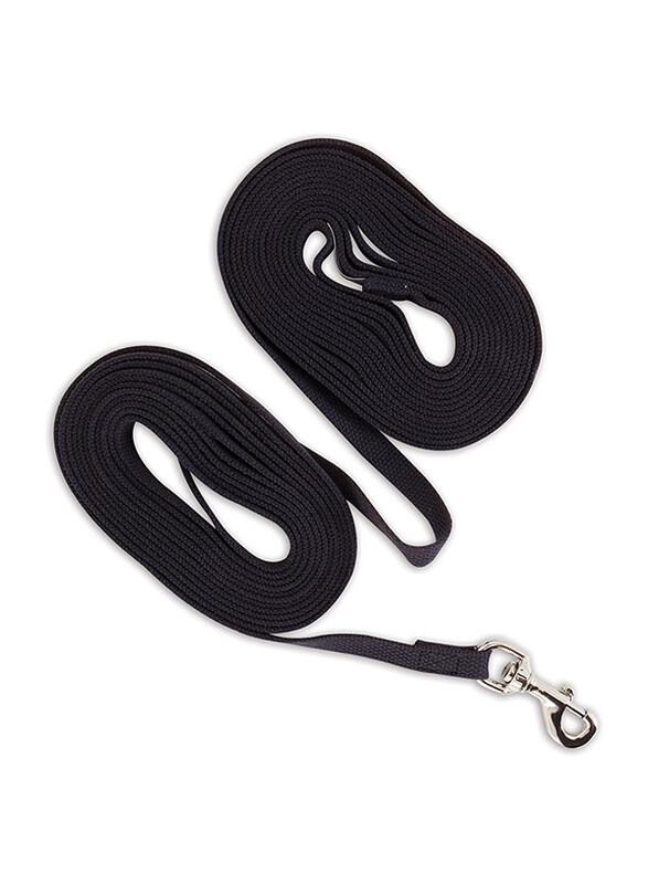 

Aspen Pet 7.5-240-inch Cotton Training Dog Lead, Black