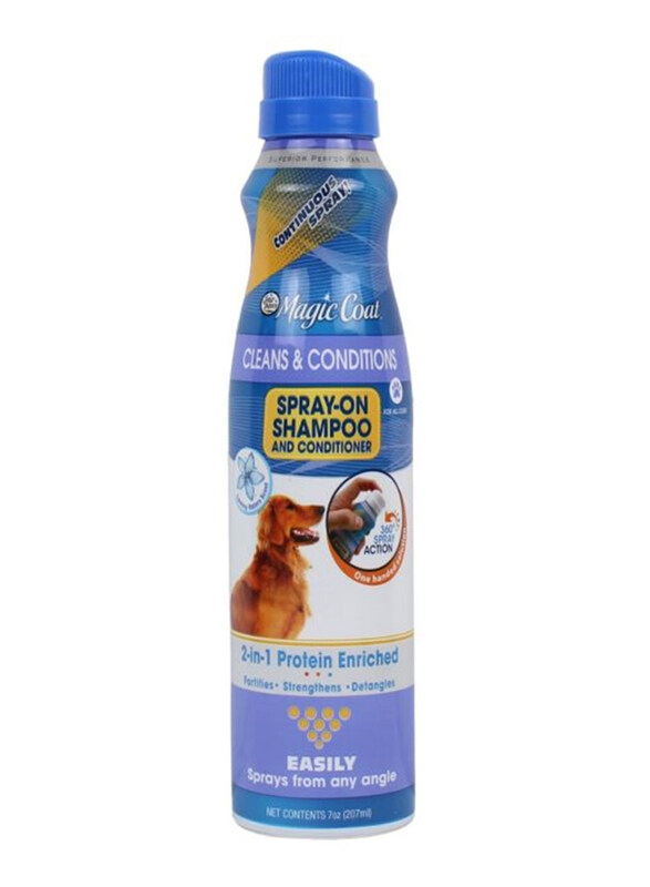 

Four Paws Magic Coat 2-in-1 Spray-On Dog Shampoo/Conditioner, 7oz