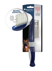 Four Paws Magic Coat Rotating Pin Dog Comb, Blue