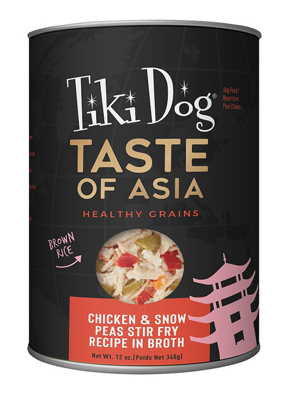 

Tiki Dog Taste of Asia! Chicken & Snow Peas Stir Fry Dog Wet Food, 12oz