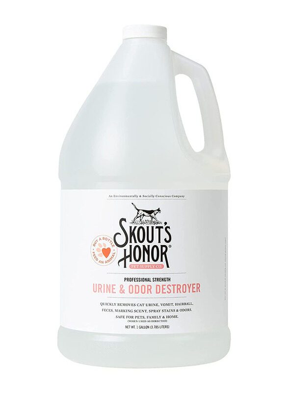 

Skout's Honor Cat Urine & Odor Destroyer, 3785ml, White