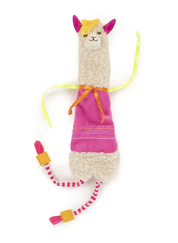 

Smartykat Leggy Liama Kicker Crinkly Plush Catnip Cat Toy, Multicolour