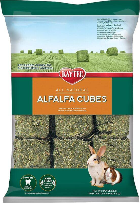 

Kaytee KT Alfalfa Cubes, Small Animal Food, 6/15OZ/500g