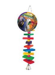 Woodpecker 28 x 4.5cm Candy Crush With Bell Bird Toy, Multicolour
