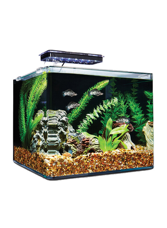 

Aqua Viu Curved Glass Fish Tanks, 38 Liters, 45 x 28 x 30 cm, Clear