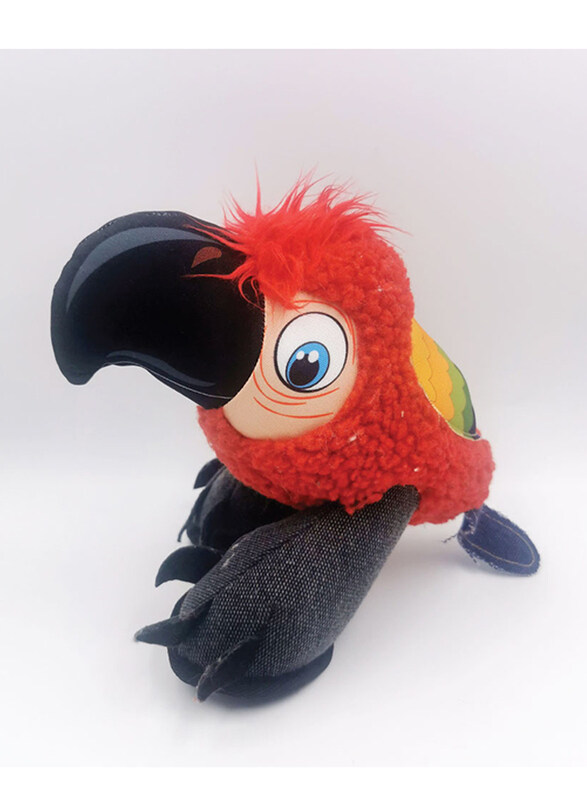 

NutraPet The Blabbing Parrot for Dog, One Size, Black/Red