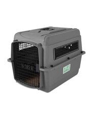 Petmate Sky Kennel Dog Carrier, 28-Inch, Grey