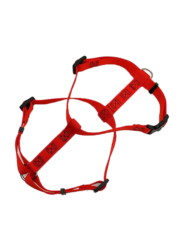 Doskocil Aspen Dog Adjustable Harness, Red