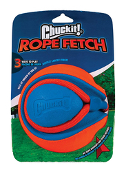 Petmate Chuckit Rope Fetch Dog Toy, One Size, Orange