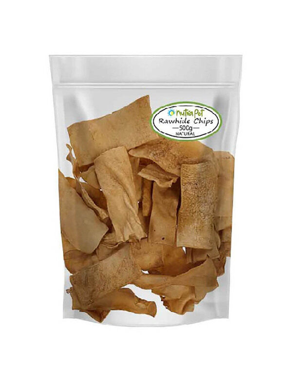 

Nutrapet Natural Rawhide Chips Dry Dog Food, 500g