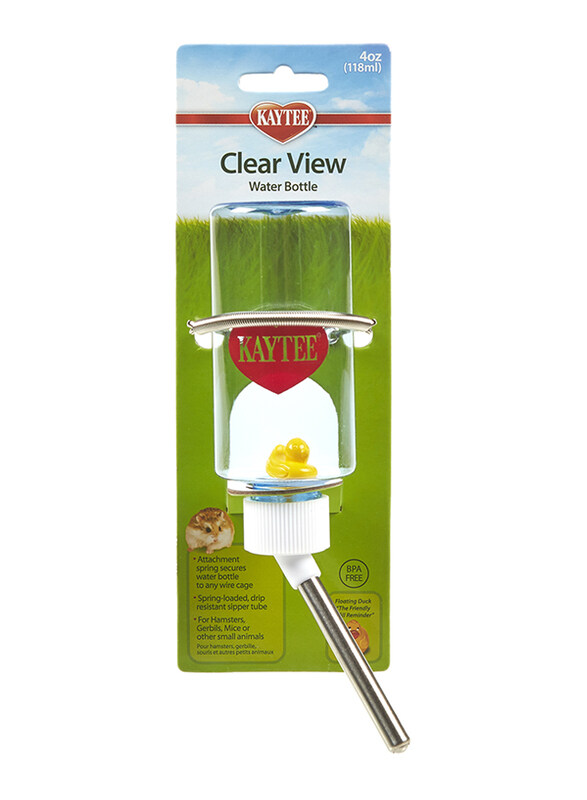 

Kaytee Water Bottle, Single, 16oz, Clear