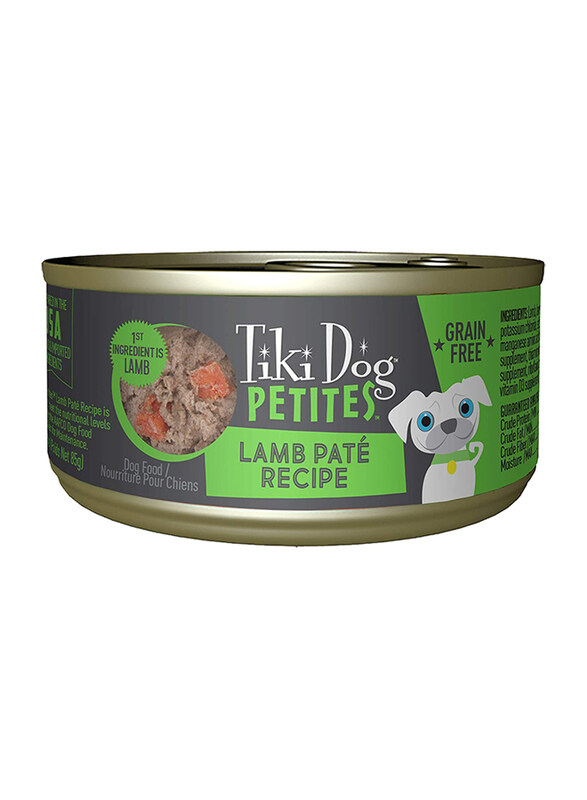 

Tiki Dog Aloha Petites Wet Dog Food Pat Lamb - 3 oz. can